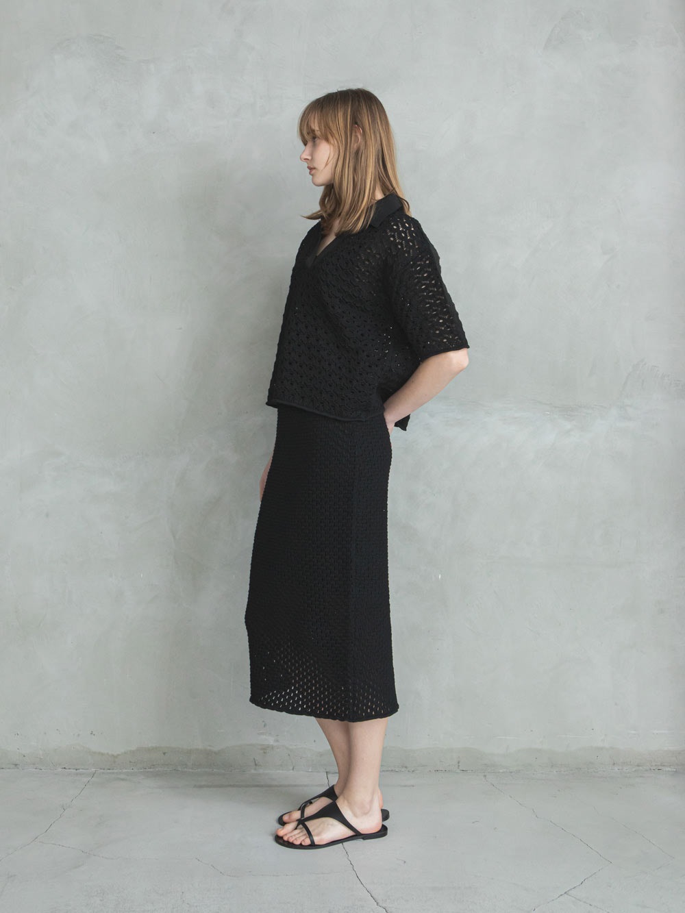 Pattern Knit Skirt | Bottoms | Enchainement Online Store