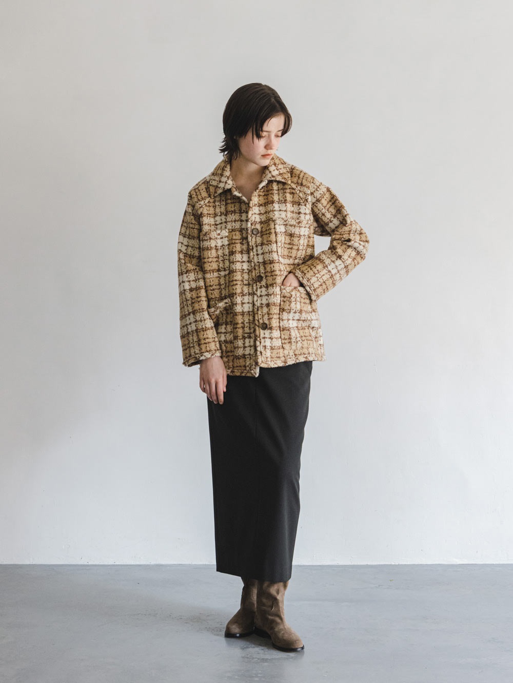 Tweed Jacket | Outer | Enchainement Online Store